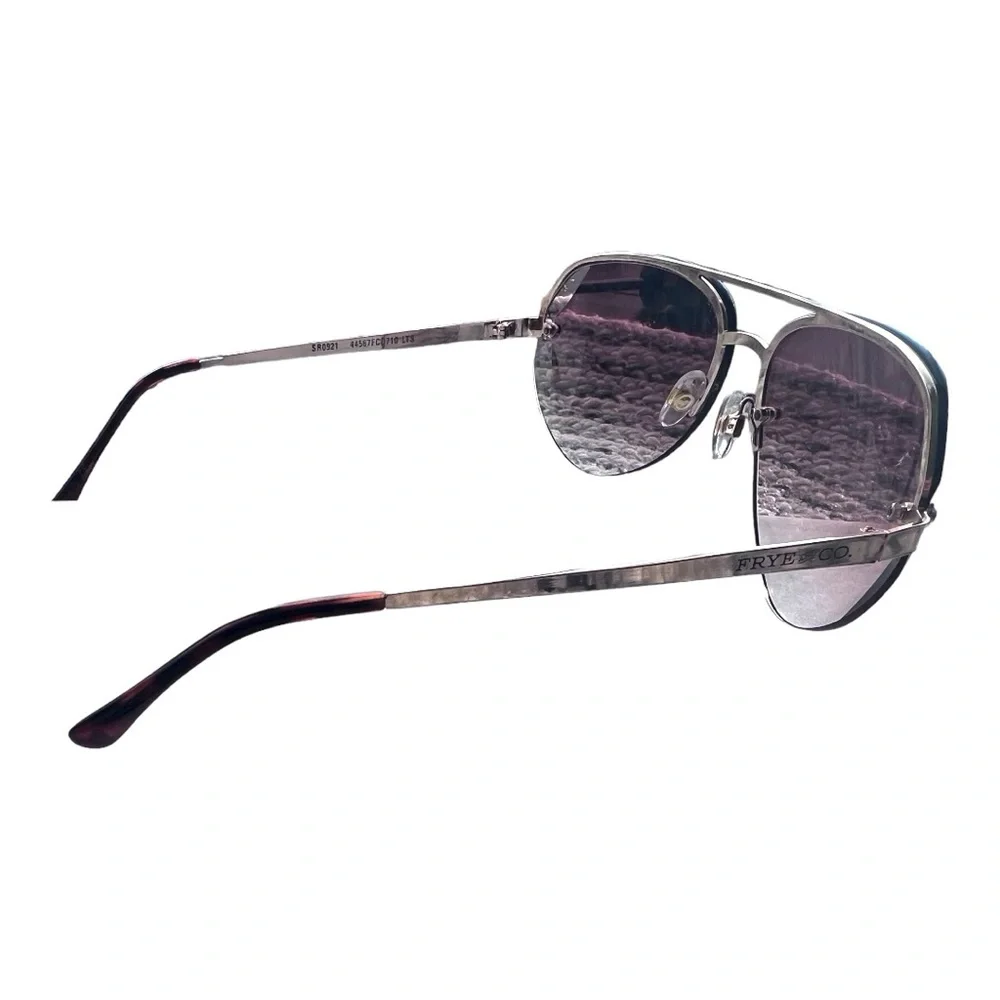 Frye & Co Aviator Sunglasses with soft case.